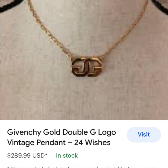 Vintage Givenchy necklace - Picture 4 of 4